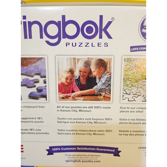 New Springbok 500 Piece Jigsaw Puzzle "Birds of a Feather" Made in USA Complete - Picture 4 of 6